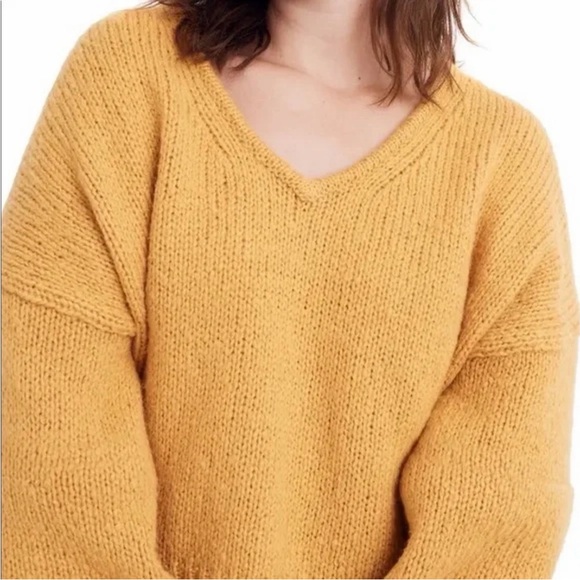 NWT Madewell Balloon-Sleeve Pullover Sweater - Picture 4 of 12